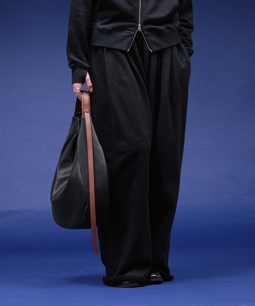 SELLE GLANT（セレグランテ）の「2WAY BICOLOR SHOULDER BAG/2WAYバイカラーショルダーバッグ（ショルダーバッグ・メンズ・キャメル/オフホワイト/ブラック・ONESIZE）」の7枚目の写真