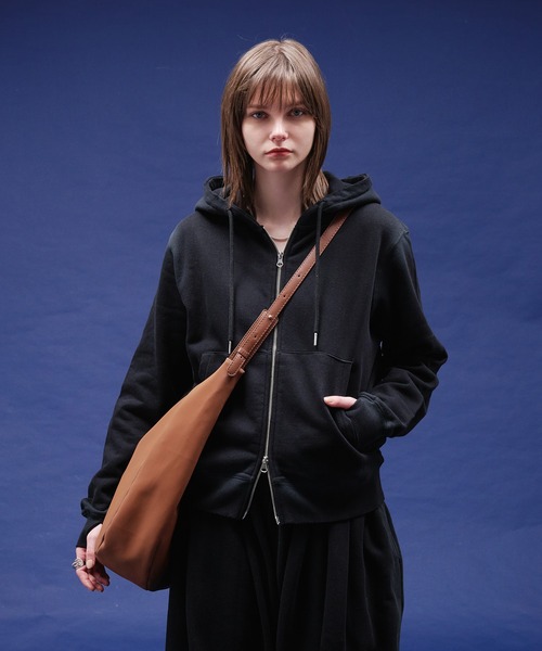 SELLE GLANT（セレグランテ）の「2WAY BICOLOR SHOULDER BAG/2WAYバイカラーショルダーバッグ（ショルダーバッグ・メンズ・キャメル/オフホワイト/ブラック・ONESIZE）」の17枚目の写真