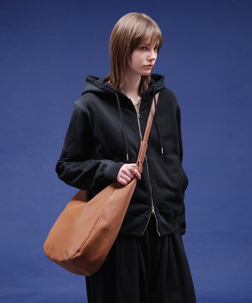 SELLE GLANT（セレグランテ）の「2WAY BICOLOR SHOULDER BAG/2WAYバイカラーショルダーバッグ（ショルダーバッグ・メンズ・キャメル/オフホワイト/ブラック・ONESIZE）」の16枚目の写真