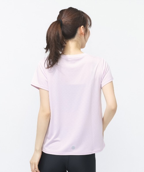 ROXY(ロキシー)の「ロキシー ROXY フィットネス 半袖Tシャツ(Tシャツ/カットソー・レディース・ピンク/チャコールグレー/ホワイト・L/M)」の9枚目の写真