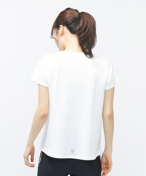 ROXY(ロキシー)の「ロキシー ROXY フィットネス 半袖Tシャツ(Tシャツ/カットソー・レディース・ピンク/チャコールグレー/ホワイト・L/M)」の8枚目の写真