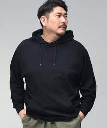 パーカー 長袖 メンズ 大きいサイズ ふわかる Wフェイスポンチ プルオーバー B&T CLUB (ビーアンドティークラブ)