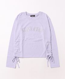 RICH MIX（リッチミックス）の「RICHMIX キラキラストーンロゴ シャーリングTシャツ（Tシャツ/カットソー）」