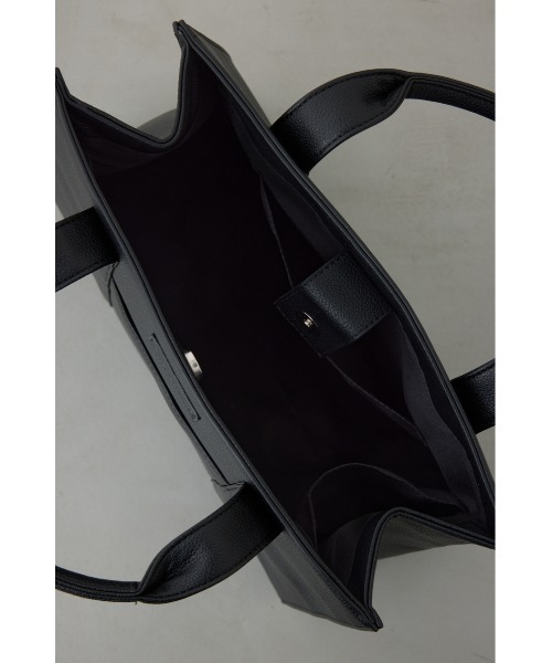 AZUL by moussy（アズールバイマウジー）の「合皮スクエアミドルバッグ（ハンドバッグ・メンズ・グレー/ブラック・FREE）」の12枚目の写真