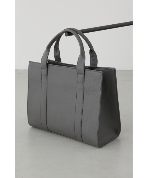 AZUL by moussy（アズールバイマウジー）の「合皮スクエアミドルバッグ（ハンドバッグ・メンズ・グレー/ブラック・FREE）」の17枚目の写真