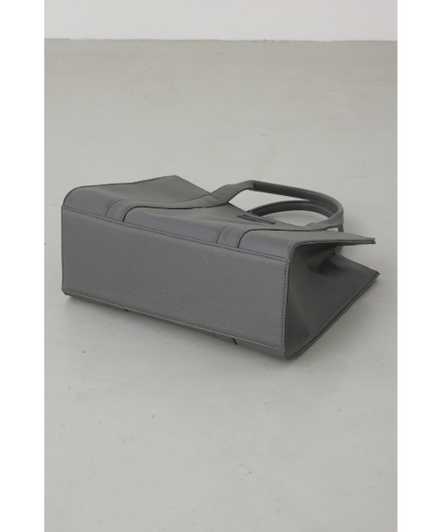 AZUL by moussy（アズールバイマウジー）の「合皮スクエアミドルバッグ（ハンドバッグ・メンズ・グレー/ブラック・FREE）」の18枚目の写真