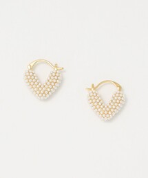 kaene（カエン）の「＜kaene＞ミニフープ ハート ピアス＜Select by EMMEL REFINES＞（ピアス（両耳用））」
