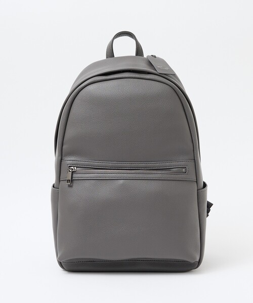 ABAHOUSE les essentiels（アバハウスレエッセンシャル アバハウス エッセンシャル）の「【ABAHOUSE　les essentiels】定番バックパック / スプリットレザー/シュリンク/リュック / 15.0インチPC対応 / A4サイズ対応（バックパック/リュック・メンズ・ネイビー/ブラック/グレー・フリー）」の2枚目の写真