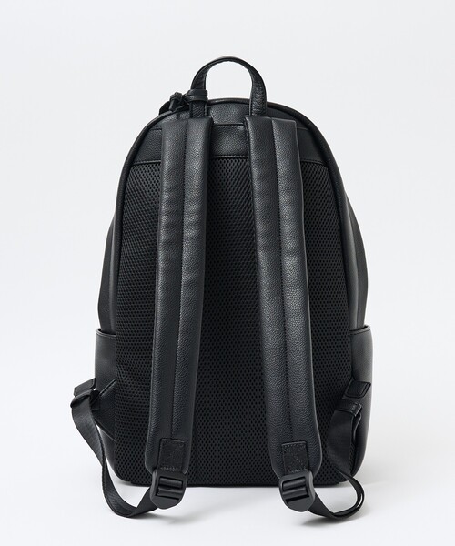ABAHOUSE les essentiels（アバハウスレエッセンシャル アバハウス エッセンシャル）の「【ABAHOUSE　les essentiels】定番バックパック / スプリットレザー/シュリンク/リュック / 15.0インチPC対応 / A4サイズ対応（バックパック/リュック・メンズ・ネイビー/ブラック/グレー・フリー）」の5枚目の写真
