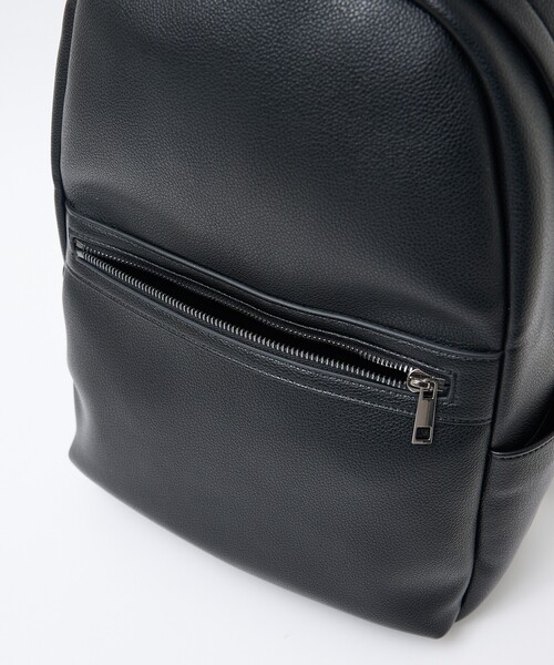 ABAHOUSE les essentiels（アバハウスレエッセンシャル アバハウス エッセンシャル）の「【ABAHOUSE　les essentiels】定番バックパック / スプリットレザー/シュリンク/リュック / 15.0インチPC対応 / A4サイズ対応（バックパック/リュック・メンズ・ネイビー/ブラック/グレー・フリー）」の6枚目の写真