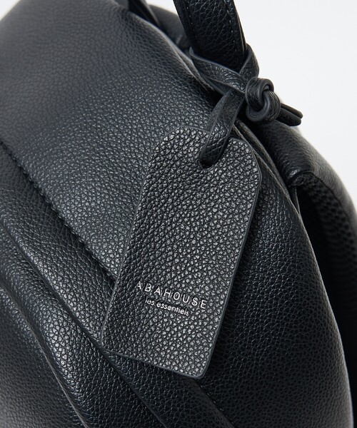 ABAHOUSE les essentiels（アバハウスレエッセンシャル アバハウス エッセンシャル）の「【ABAHOUSE　les essentiels】定番バックパック / スプリットレザー/シュリンク/リュック / 15.0インチPC対応 / A4サイズ対応（バックパック/リュック・メンズ・ネイビー/ブラック/グレー・フリー）」の13枚目の写真
