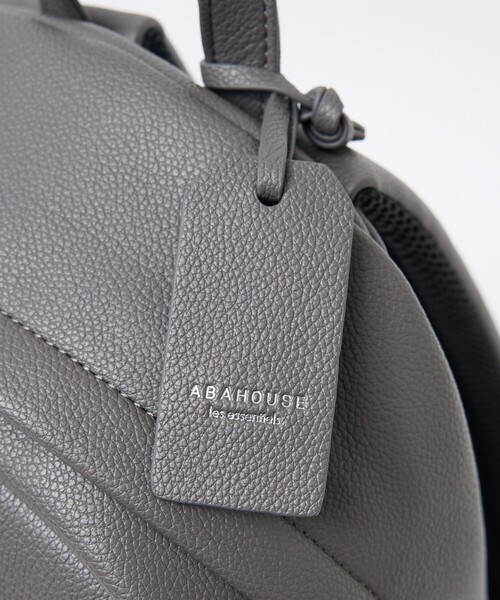 ABAHOUSE les essentiels（アバハウスレエッセンシャル アバハウス エッセンシャル）の「【ABAHOUSE　les essentiels】定番バックパック / スプリットレザー/シュリンク/リュック / 15.0インチPC対応 / A4サイズ対応（バックパック/リュック・メンズ・ネイビー/ブラック/グレー・フリー）」の18枚目の写真