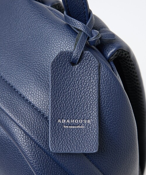 ABAHOUSE les essentiels（アバハウスレエッセンシャル アバハウス エッセンシャル）の「【ABAHOUSE　les essentiels】定番バックパック / スプリットレザー/シュリンク/リュック / 15.0インチPC対応 / A4サイズ対応（バックパック/リュック・メンズ・ネイビー/ブラック/グレー・フリー）」の20枚目の写真