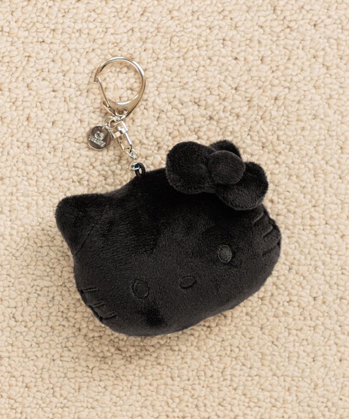 Me%(ミィパーセント)の「【HELLO KITTY】ぬいミラーキーチャーム 633293(キーホルダー・レディース・レッド/ゴールド/ブラック系その他/ブラック・FREE)」の2枚目の写真