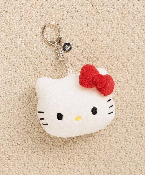 Me%(ミィパーセント)の「【HELLO KITTY】ぬいミラーキーチャーム 633293(キーホルダー・レディース・レッド/ゴールド/ブラック系その他/ブラック・FREE)」の3枚目の写真