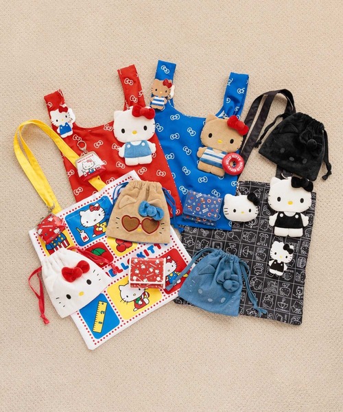 Me%(ミィパーセント)の「【HELLO KITTY】ぬいミラーキーチャーム 633293(キーホルダー・レディース・レッド/ゴールド/ブラック系その他/ブラック・FREE)」の9枚目の写真