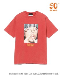 International Gallery BEAMS | 【別注】U/MUSIC × IG / BILLIE EILISH グラフィック Tシャツ RED(Tシャツ/カットソー)