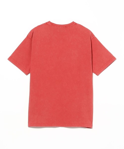 International Gallery BEAMS（インターナショナルギャラリービームス）の「【別注】U/MUSIC × IG / BILLIE EILISH グラフィック Tシャツ RED（Tシャツ/カットソー・メンズ・レッド・LARGE/MEDIUM/SMALL/X-LARGE）」の4枚目の写真