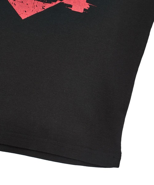 X-girl(エックスガール)の「GRUNGE HEART S/S BABY TEE(Tシャツ/カットソー・レディース・ブラック/ホワイト・S/M)」の10枚目の写真