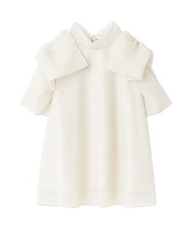 SNIDEL | Sustainableリボンライクオーガンシースルーブラウス(シャツ/ブラウス)