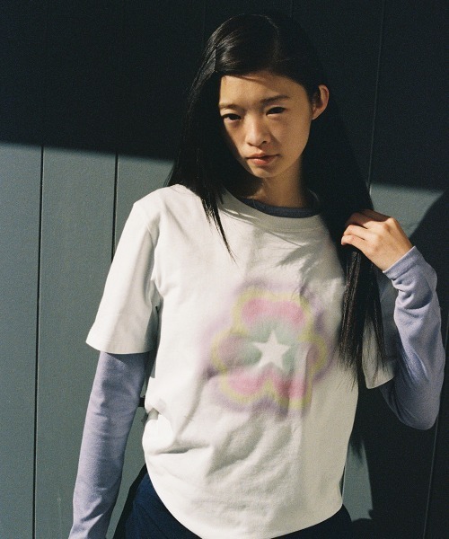 ROCKFISH WEATHERWEAR(ロックフィッシュウェザーウェア)の「CLOVER HALF SLEEVE T-SHIRT(Tシャツ/カットソー・レディース・ホワイト・S/M)」の3枚目の写真