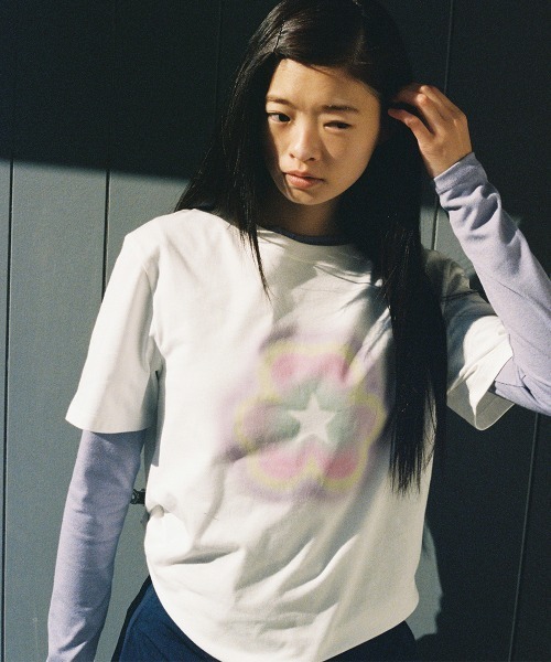 ROCKFISH WEATHERWEAR(ロックフィッシュウェザーウェア)の「CLOVER HALF SLEEVE T-SHIRT(Tシャツ/カットソー・レディース・ホワイト・S/M)」の4枚目の写真