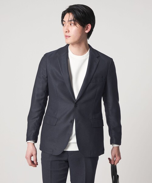A DAY IN THE LIFE UNITED ARROWS（アデイインザライフユナイテッドアローズ）の「カラミ 2ボタン ジャケット-セットアップ対応・マシンウォッシャブル-＜A DAY IN THE LIFE＞（テーラードジャケット・メンズ・ネイビー/グレー系/コバルトブルー・XL/M/S/L）」の4枚目の写真