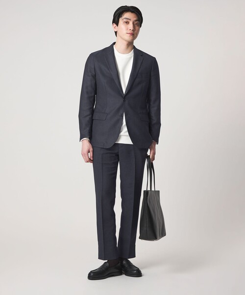 A DAY IN THE LIFE UNITED ARROWS（アデイインザライフユナイテッドアローズ）の「カラミ 2ボタン ジャケット-セットアップ対応・マシンウォッシャブル-＜A DAY IN THE LIFE＞（テーラードジャケット・メンズ・ネイビー/グレー系/コバルトブルー・XL/M/S/L）」の6枚目の写真
