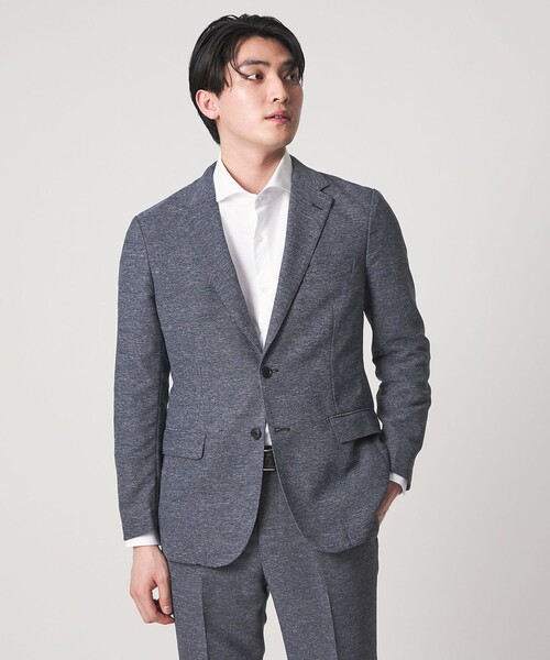 A DAY IN THE LIFE UNITED ARROWS（アデイインザライフユナイテッドアローズ）の「カラミ 2ボタン ジャケット-セットアップ対応・マシンウォッシャブル-＜A DAY IN THE LIFE＞（テーラードジャケット・メンズ・ネイビー/グレー系/コバルトブルー・XL/M/S/L）」の10枚目の写真