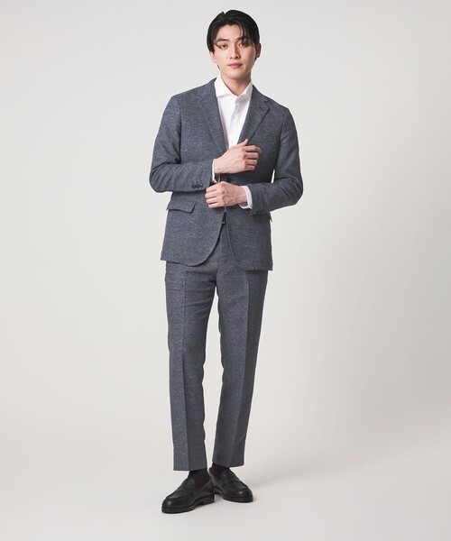 A DAY IN THE LIFE UNITED ARROWS（アデイインザライフユナイテッドアローズ）の「カラミ 2ボタン ジャケット-セットアップ対応・マシンウォッシャブル-＜A DAY IN THE LIFE＞（テーラードジャケット・メンズ・ネイビー/グレー系/コバルトブルー・XL/M/S/L）」の12枚目の写真