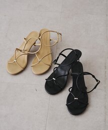 LOUNGEDRESS | 【GALENA/ガレナ】メタルポイントヒールサンダル(サンダル)