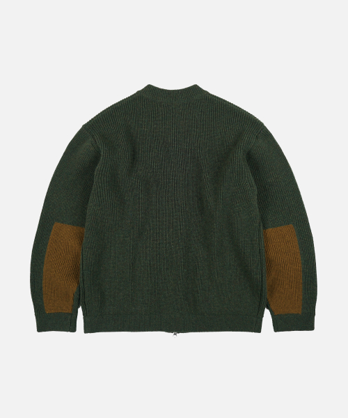 FRIZMWORKS(フリズムワークス)の「ULTRA HEAVYWEIGHT ZIP UP CARDIGAN _ FOREST GREEN(カーディガン/ボレロ・メンズ・その他・SMALL/MEDIUM/LARGE/X-LARGE)」の2枚目の写真