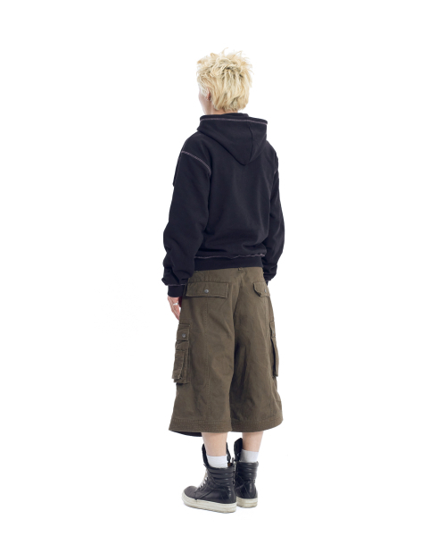 AAKAM(アーカム)の「AKM Rhinestone Zip-Up Hoodie (Black)(パーカー・レディース・その他・1/2)」の5枚目の写真