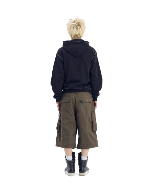 AAKAM(アーカム)の「AKM Rhinestone Zip-Up Hoodie (Black)(パーカー・レディース・その他・1/2)」の6枚目の写真