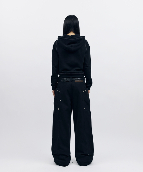 AAKAM(アーカム)の「AKM Rhinestone Zip-Up Hoodie (Black)(パーカー・レディース・その他・1/2)」の12枚目の写真