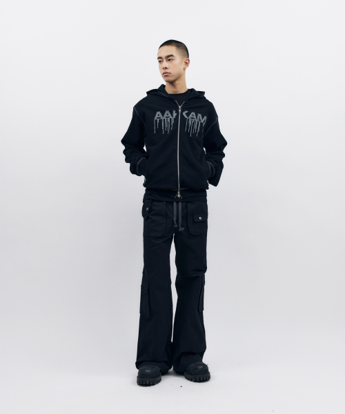 AAKAM(アーカム)の「AKM Rhinestone Zip-Up Hoodie (Black)(パーカー・レディース・その他・1/2)」の15枚目の写真