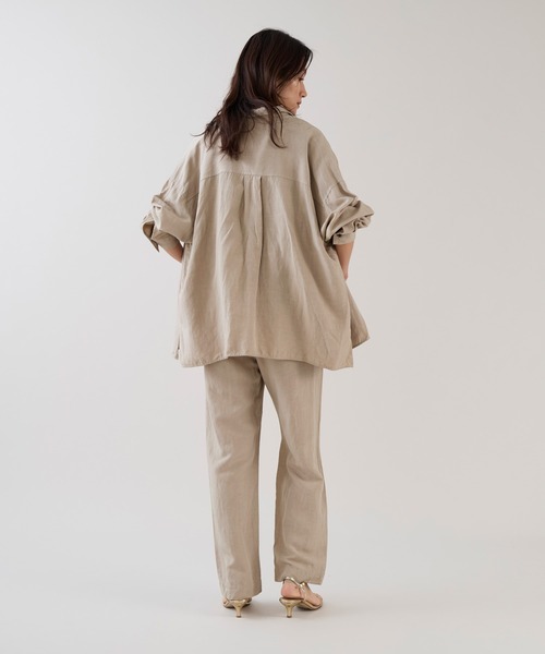 marmors（マルモア）の「【marmors】2タックイージーパンツ〈セットアップ対応〉（その他パンツ・レディース・ベージュ/カーキ/ブラウン・36）」の20枚目の写真