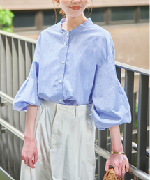 SLOBE IENA（スローブイエナ）の「《WEB限定/追加3》ピンタックバルーンスリーブブラウス（シャツ/ブラウス）」