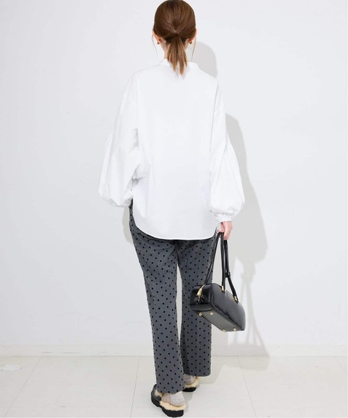 SLOBE IENA(スローブイエナ)の「《WEB限定/追加3》ピンタックバルーンスリーブブラウス(シャツ/ブラウス・レディース・ホワイト/ブルー・FREE)」の20枚目の写真