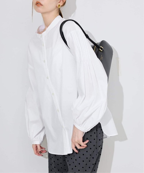 SLOBE IENA(スローブイエナ)の「《WEB限定/追加3》ピンタックバルーンスリーブブラウス(シャツ/ブラウス・レディース・ホワイト/ブルー・FREE)」の22枚目の写真