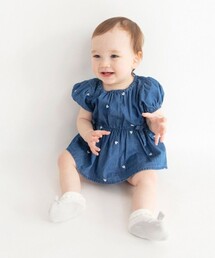 BRANSHES | 【おそろい】ハート刺しゅうデニムトップス＆ブルマセット(その他ベビー用品)