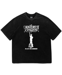 COUNTERFEIT CITIZEN ピグメントダイング半袖Tシャツ