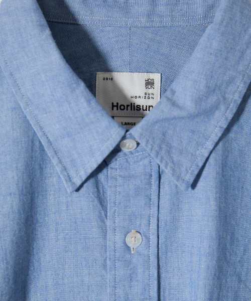 HORLISUN（ホーリーサン）の「Jane Chambray Shirt Light Blue（シャツ/ブラウス・レディース・その他・SMALL/MEDIUM/LARGE）」の11枚目の写真