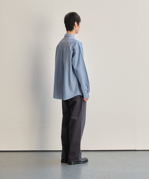 HORLISUN（ホーリーサン）の「Jane Chambray Shirt Light Blue（シャツ/ブラウス・レディース・その他・SMALL/MEDIUM/LARGE）」の7枚目の写真