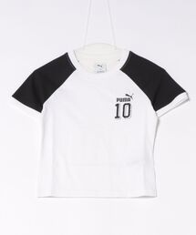 PUMA ウェア プーマウェア W F.P.ARCHIVE SLIM RINGER TEE ショートスリーブ 636790 02WH