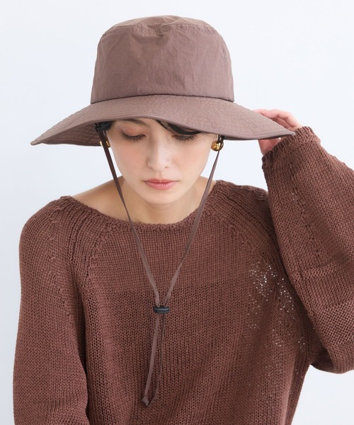 OVERRIDE(オーバーライド)の「BARNYARDSTORM / OVERRIDE(オーバーライド)別注 / サファリHAT 【UVカット】(ハット・レディース・ブラウン/ブラック・FREE)」の5枚目の写真