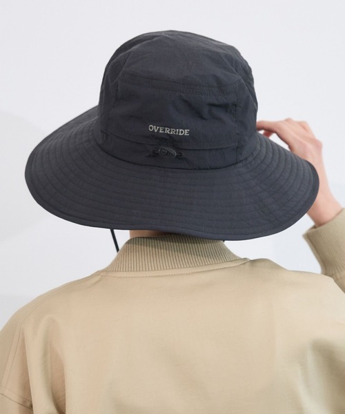 OVERRIDE(オーバーライド)の「BARNYARDSTORM / OVERRIDE(オーバーライド)別注 / サファリHAT 【UVカット】(ハット・レディース・ブラウン/ブラック・FREE)」の11枚目の写真