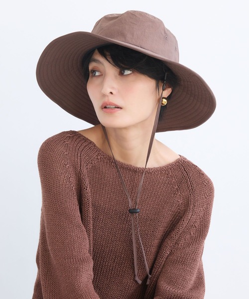 OVERRIDE(オーバーライド)の「BARNYARDSTORM / OVERRIDE(オーバーライド)別注 / サファリHAT 【UVカット】(ハット・レディース・ブラウン/ブラック・FREE)」の3枚目の写真