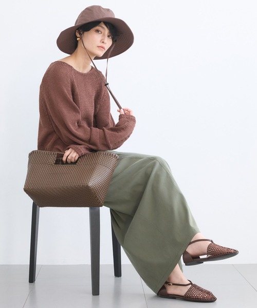 OVERRIDE(オーバーライド)の「BARNYARDSTORM / OVERRIDE(オーバーライド)別注 / サファリHAT 【UVカット】(ハット・レディース・ブラウン/ブラック・FREE)」の6枚目の写真