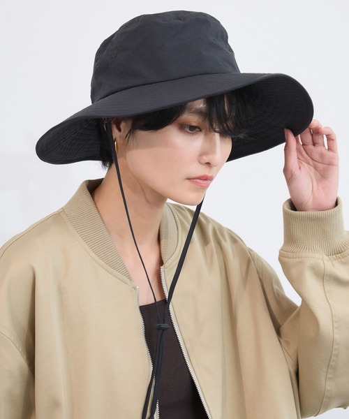 OVERRIDE(オーバーライド)の「BARNYARDSTORM / OVERRIDE(オーバーライド)別注 / サファリHAT 【UVカット】(ハット・レディース・ブラウン/ブラック・FREE)」の9枚目の写真